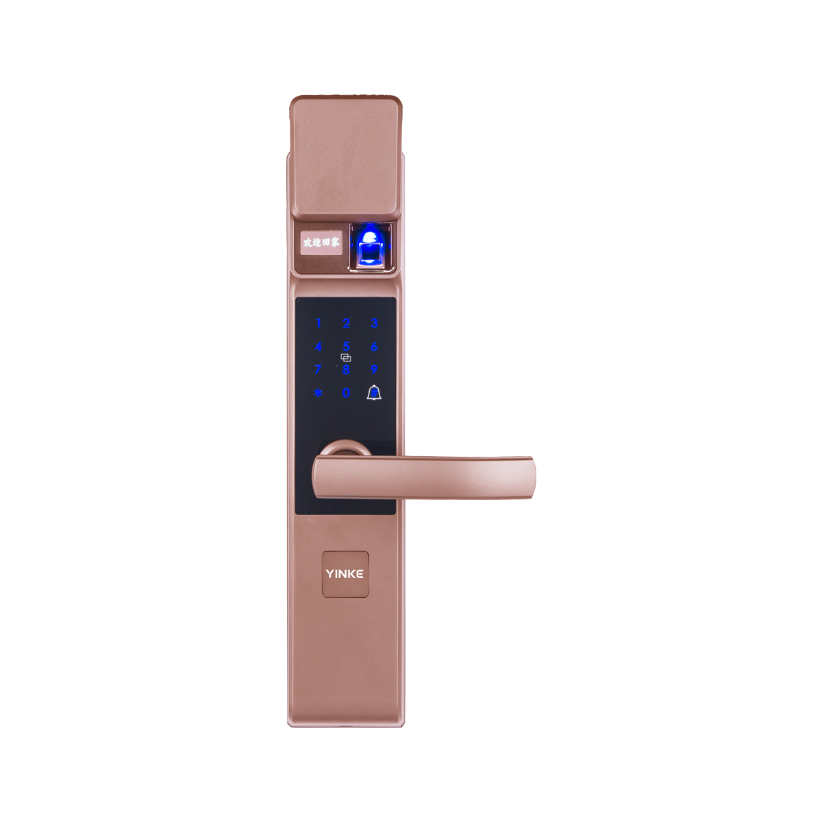 YK15 fingerprint automatic identification smart lock