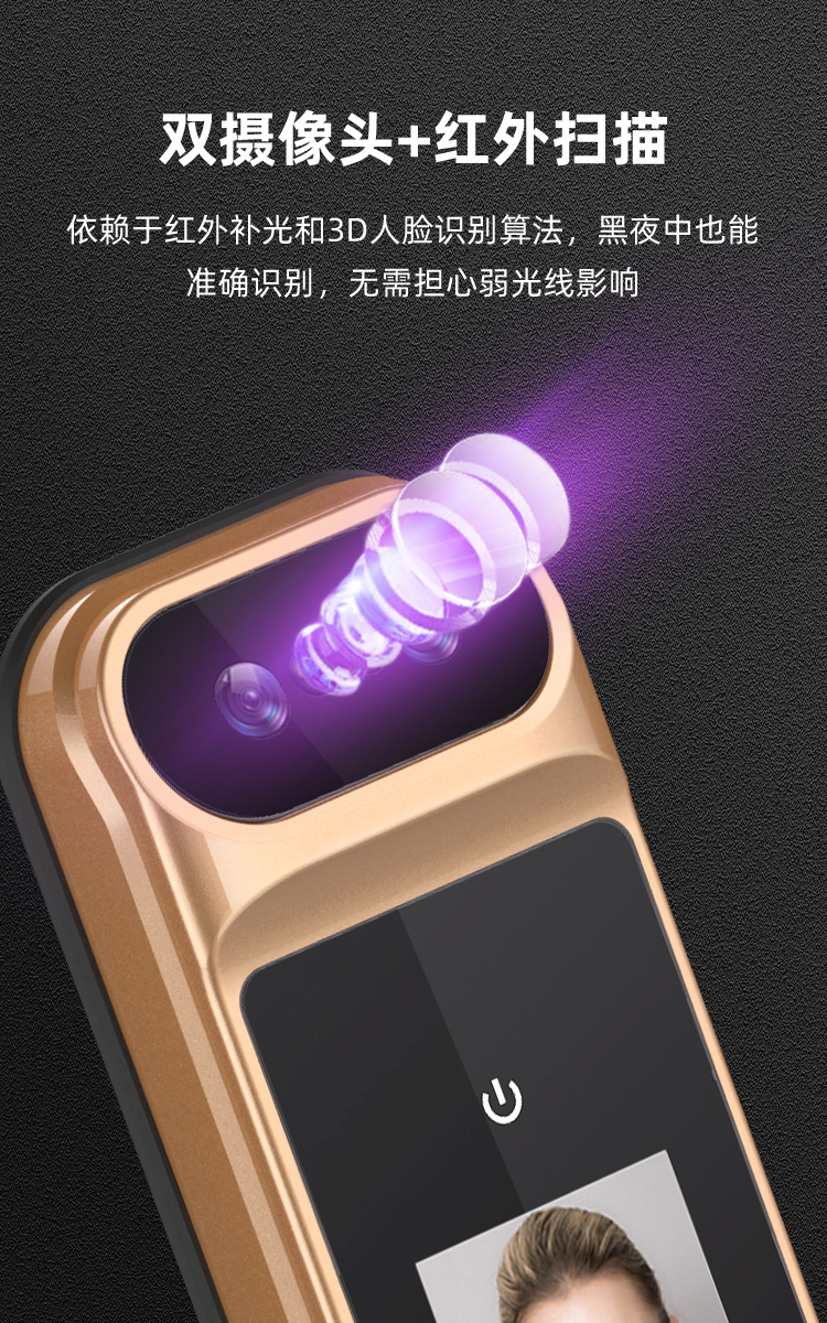 YK01 Fully Automatic Face Recognition Smart Lock(图6)